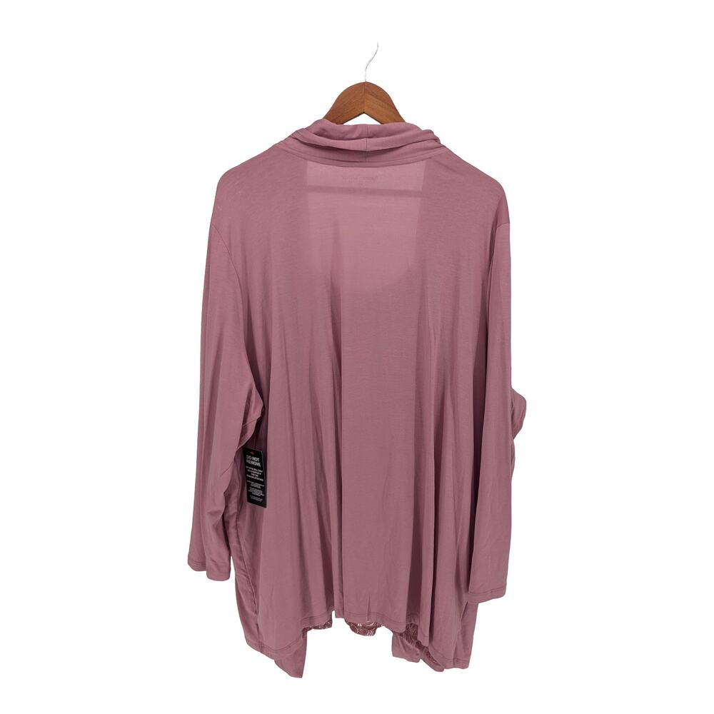 NWT Woman Within Dusty Rose Lace Tank Cardigan Set 3X - Picture 3 of 7